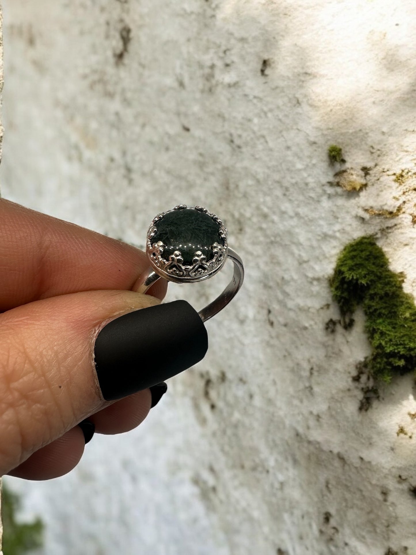 Bague Jaspe verte