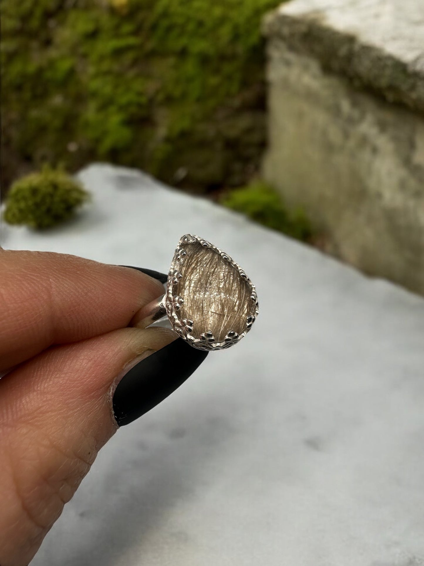 Custom memorial ring
